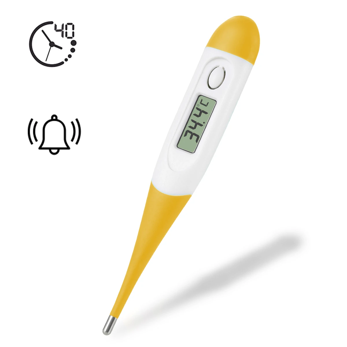 

Flexible Tip Digital Thermometer Kids Adult Armpit Oral Temperature Meter