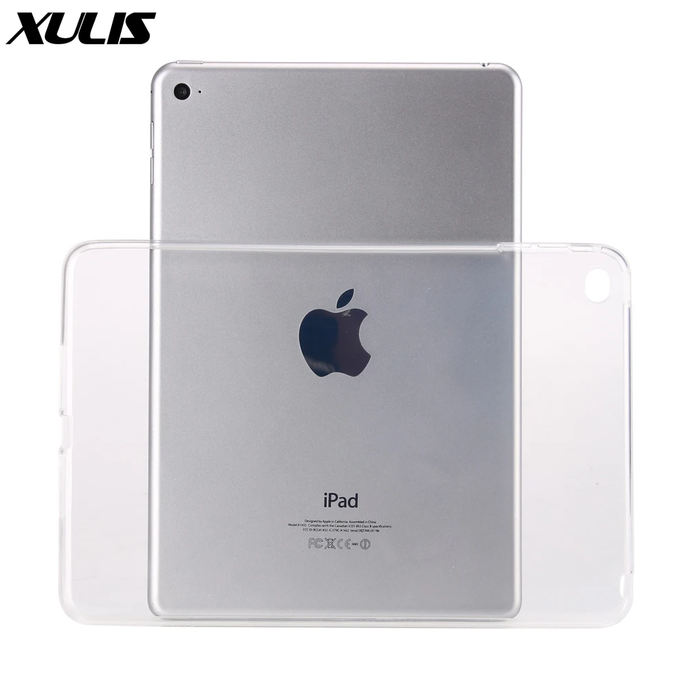 Чехол для ipad Air 2 силиконовая Мягкая задняя крышка из ТПУ ультратонкий прозрачный