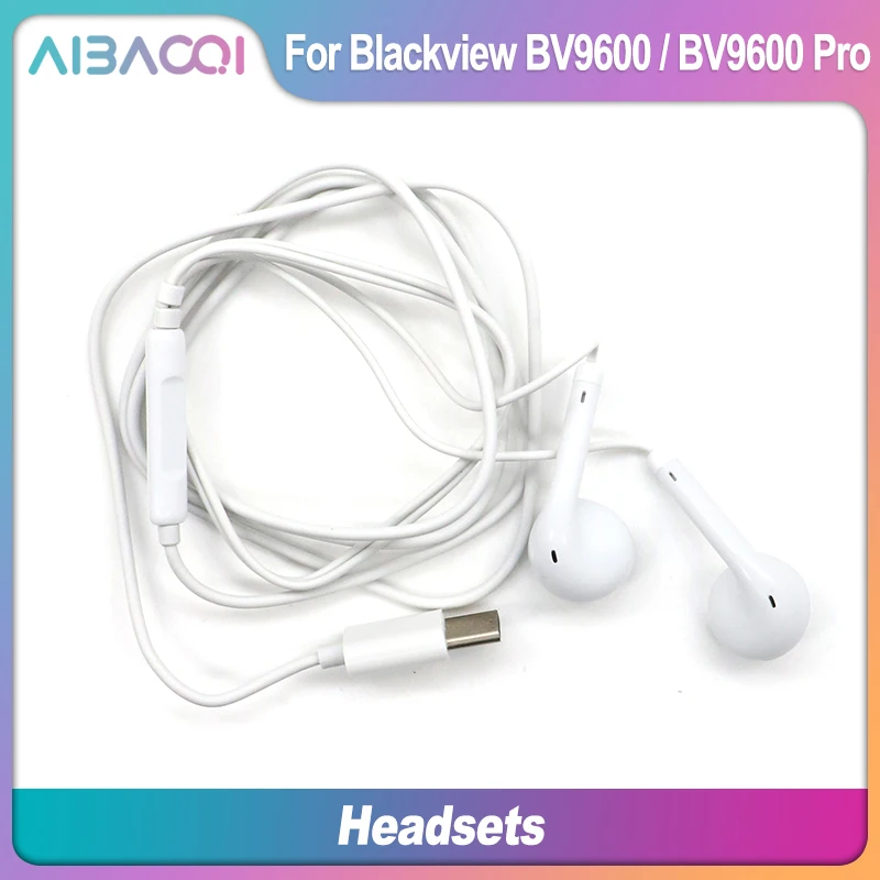 Оригинальные наушники гарнитура для Blackview BV9600 Pro/BV9700 Pro/BV6000/BV9000 Pro/BV8000/BV7000/BV5800/BV6100/BV5000/BV9500 Pro - Цвет: For BV9600 Pro