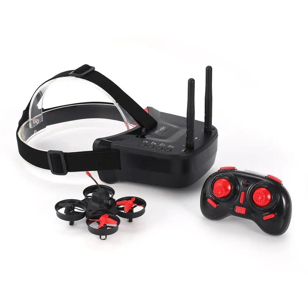 Гоночный Квадрокоптер RTF Micro FPV RC с камерой 5 8G S2 800TVL 40CH/3 дюйма FB-009 очки VR гарнитура