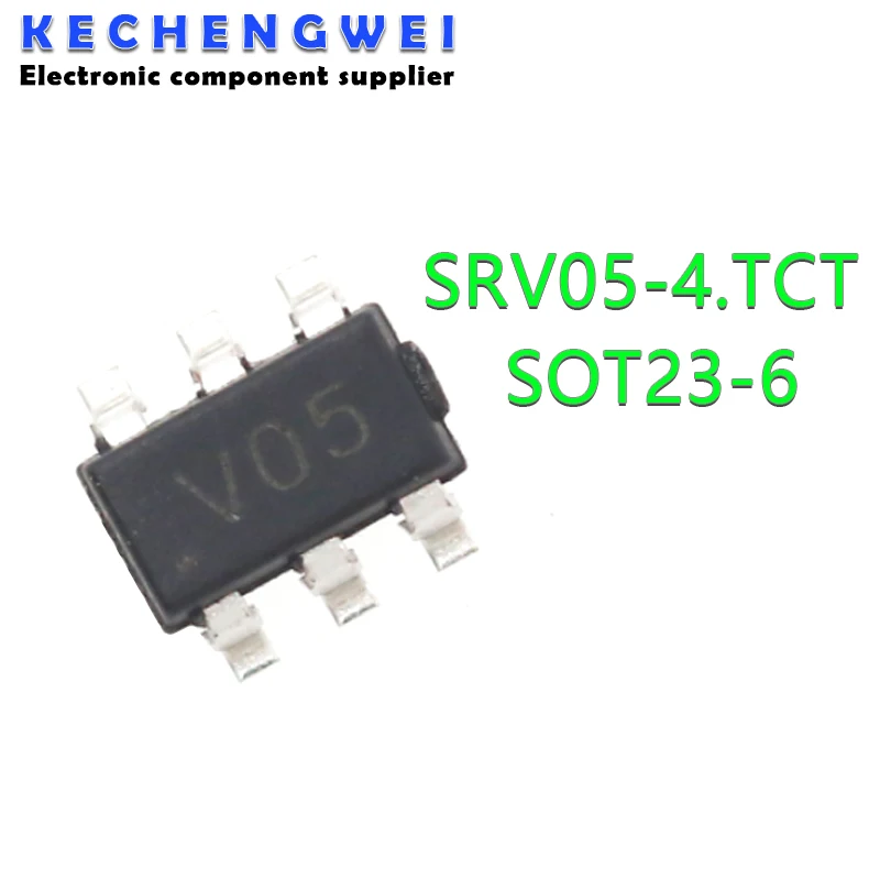 

10 шт. SRV05-4.TCT SRV05 SOT23 V05 SOT23-6 SRV05-4 SOT SMD новый и оригинальный чипсет IC