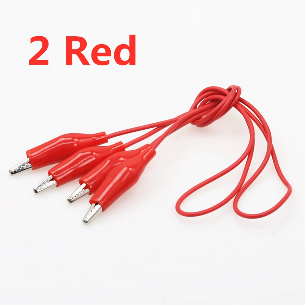 Испытательный крокодиловый зажим 35 мм длиной 50 красный зеленый синий черный