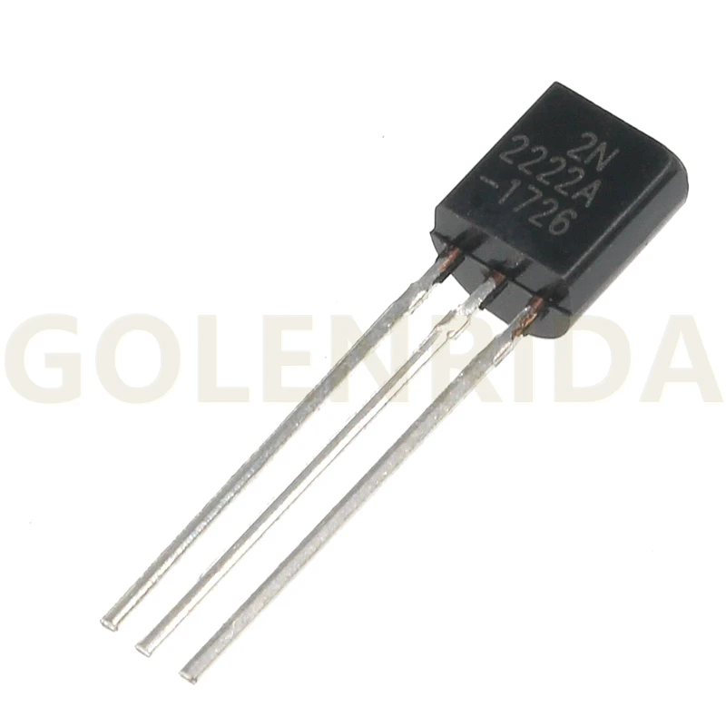100 шт 2N2222 2N2222A TO-92 TO92 транзистор | Электронные компоненты и принадлежности