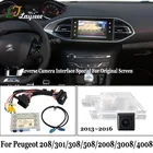 Для Peugeot 208 301 308 508 2008 3008 4008 2013  2016 Автомобильная камера заднего вида Kit с обновлением интерфейса OEM 7-дюймовый экран