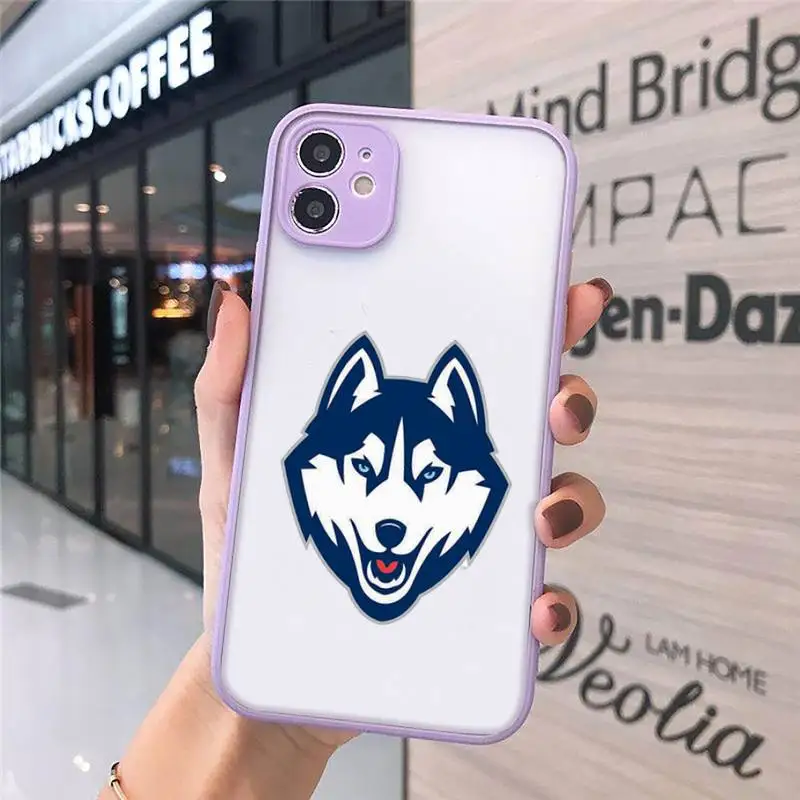

Husky cute love pet animal Phone Case Matte Transparent for iPhone 7 8 11 12 s mini pro X XS XR MAX Plus cover funda