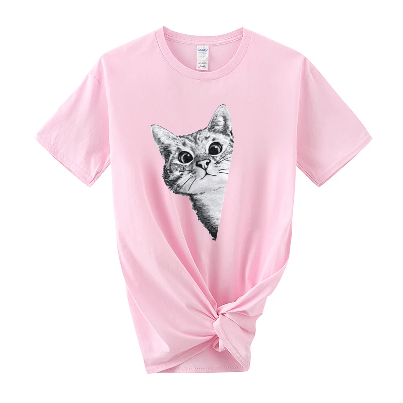 Женская футболка с коротким рукавом и круглым вырезом в стиле