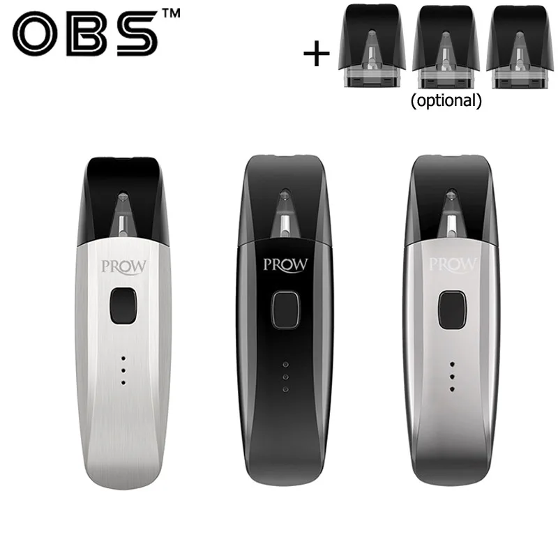 Оригинальный OBS Prow Pod Vape Комплект 1 5 мл Форсунка картриджа 300 мАч встроенный