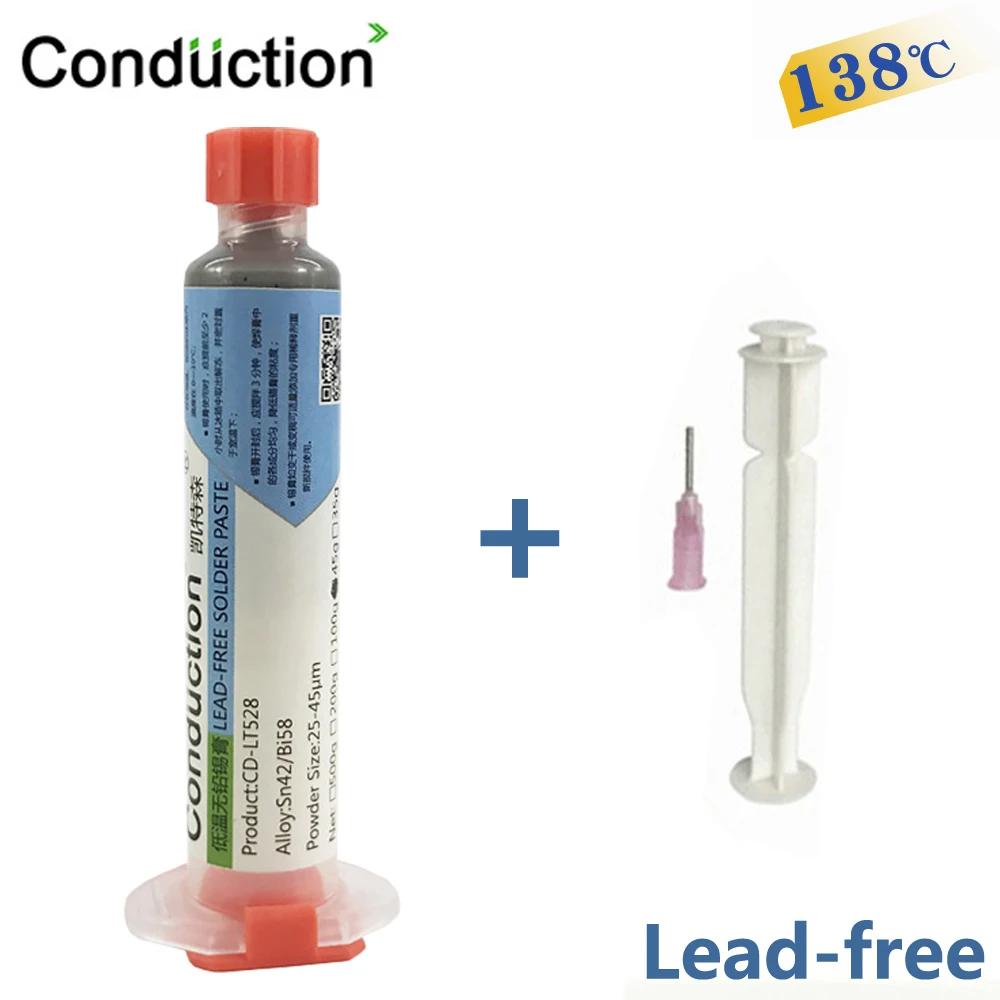 Шприц жидкий флюс бессвинцовая паяльная паста BGA сварочный инструмент