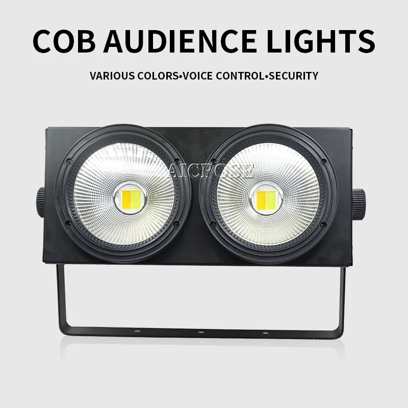 4 шт./лот 2 глаза светодиодный COB Blinder светильник Холодный белый/теплый белый 2в1 s