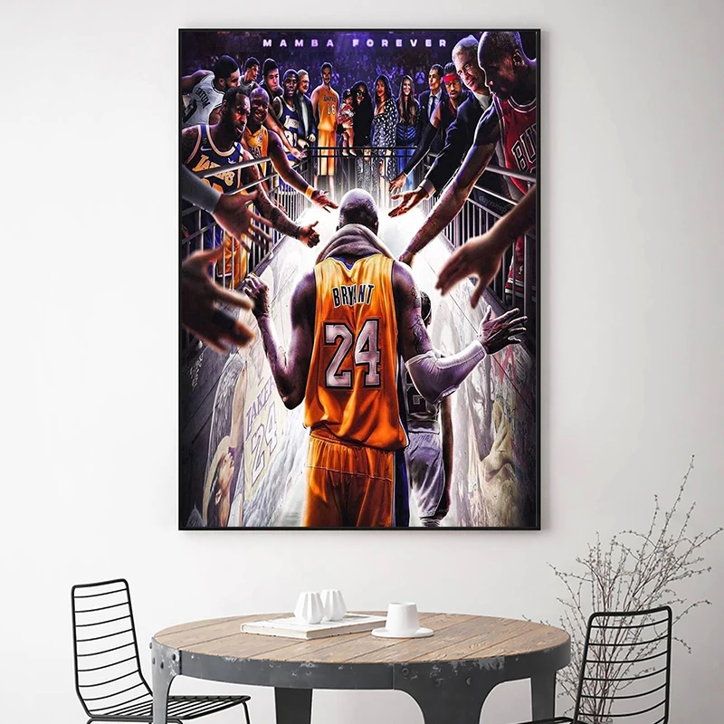 

Basketball Motivational Sports Oil on Canvas Painting Wall Art Posters and Prints Canvas Print Wall Art Picture for Living Home