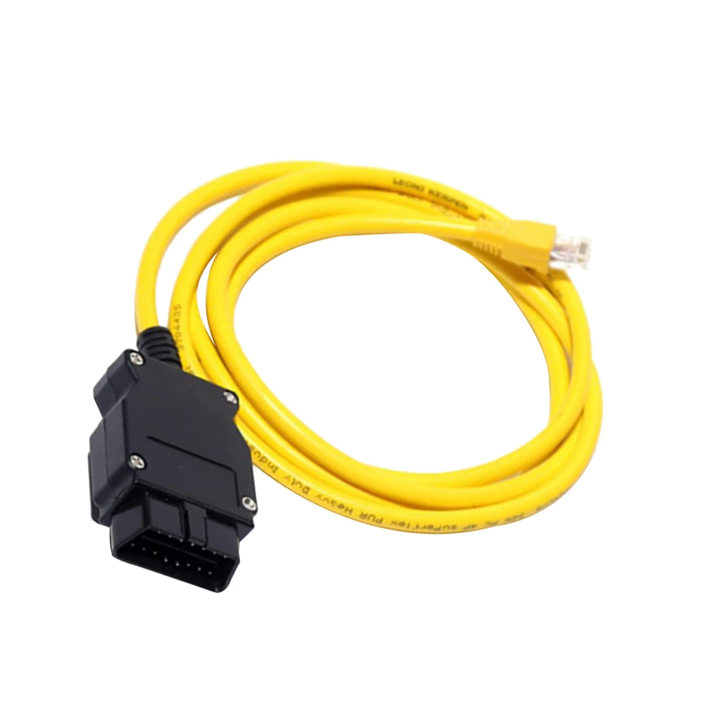 Высокая надежность 7 дюймов OBD Интерфейс удлинитель желтый для BMW ENET серии| |