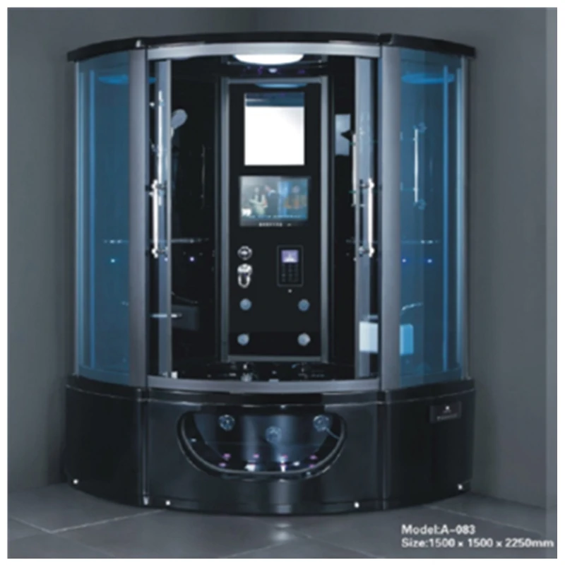 Горячая Распродажа Паровая душевая кабина с акриловой рамой