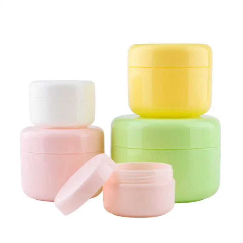

Refillable Bottles Travel Face Cream Lotion Cosmetic Plastic Empty Makeup Jar Pot Container 50g/100g LX4288