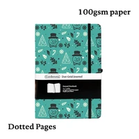 christmas a5 dotted notebook 100gsm hard cover dot grid journal travel planner diary