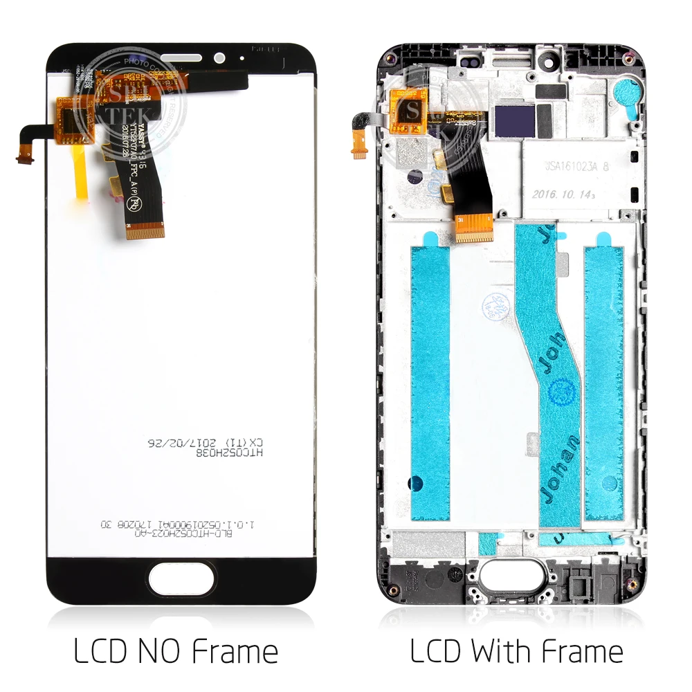 Проверенный Оригинальный ЖК-дисплей для MEIZU M5 сенсорный экран дигитайзер с