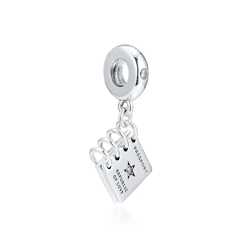 Женский браслет из серебра 925 пробы с подвеской-шармом | Украшения и аксессуары