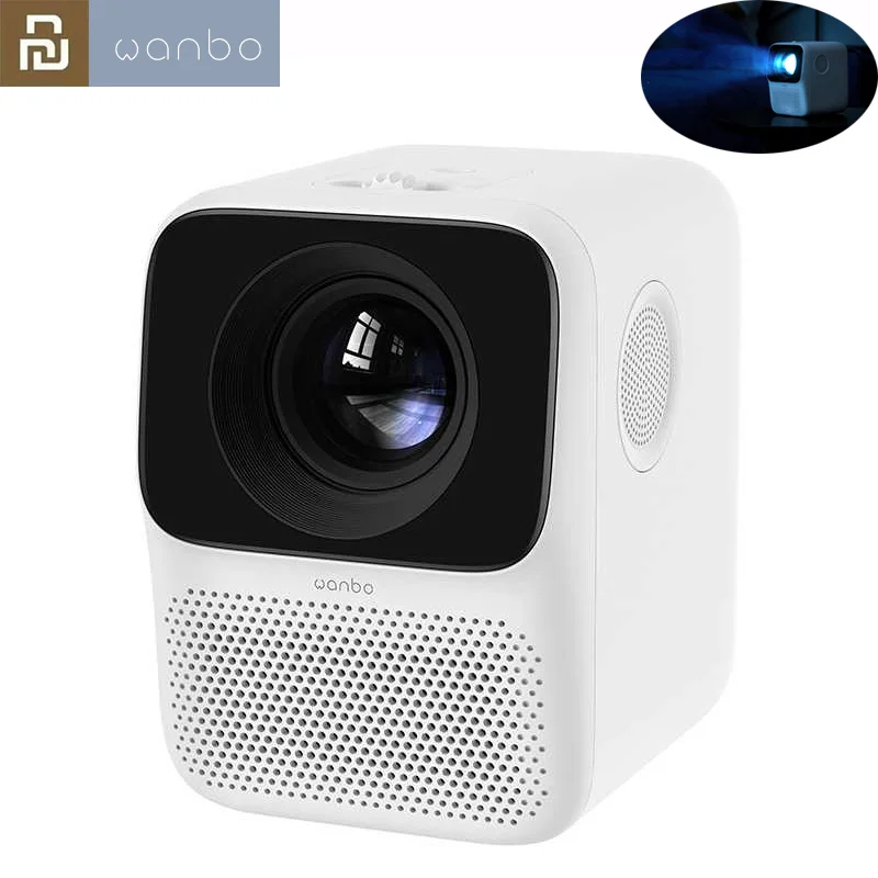 

Hot sale Youpin Wanbo T2 Free LCD Projector LED Support 1080P Vertical keystone correction Portable Mini Home Theater Projector