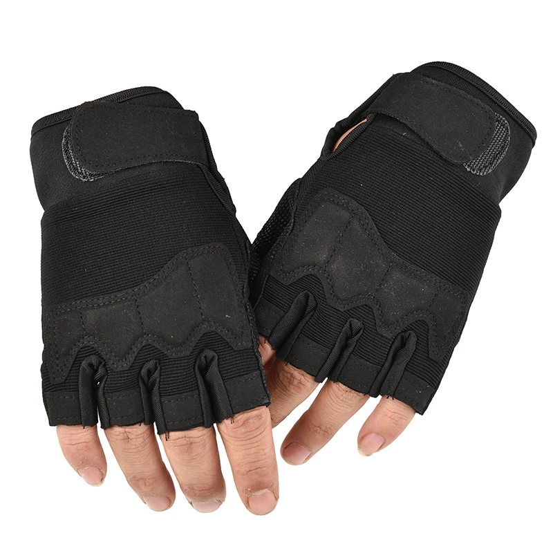 Велосипедные перчатки с открытыми пальцами спортивные камуфляжные мужские и