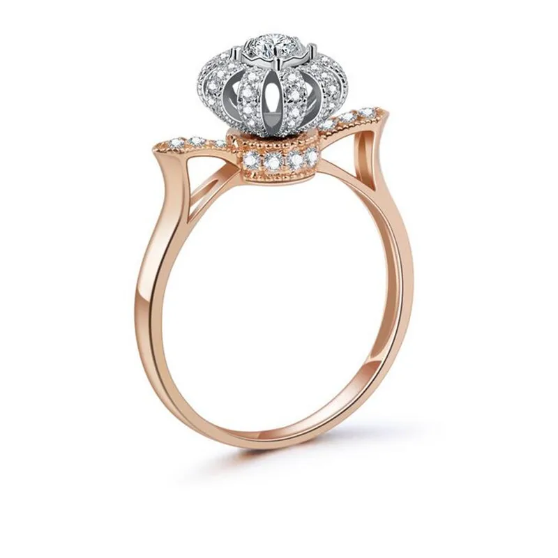 Женское кольцо из серебра 925 пробы с фианитом|Кольца| |