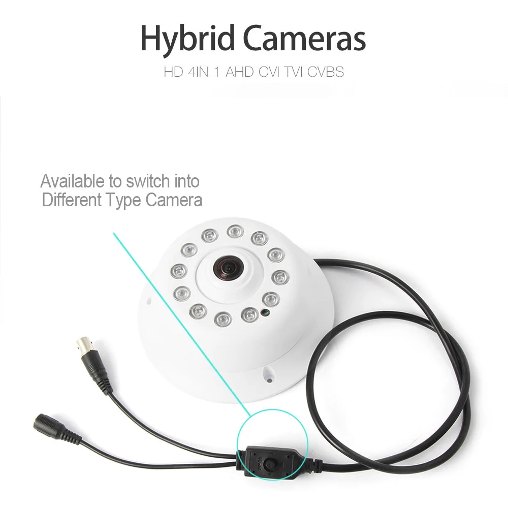 HD 720P 1.0MP 4 в 1 аналоговая камера видеонаблюдения ночного видения