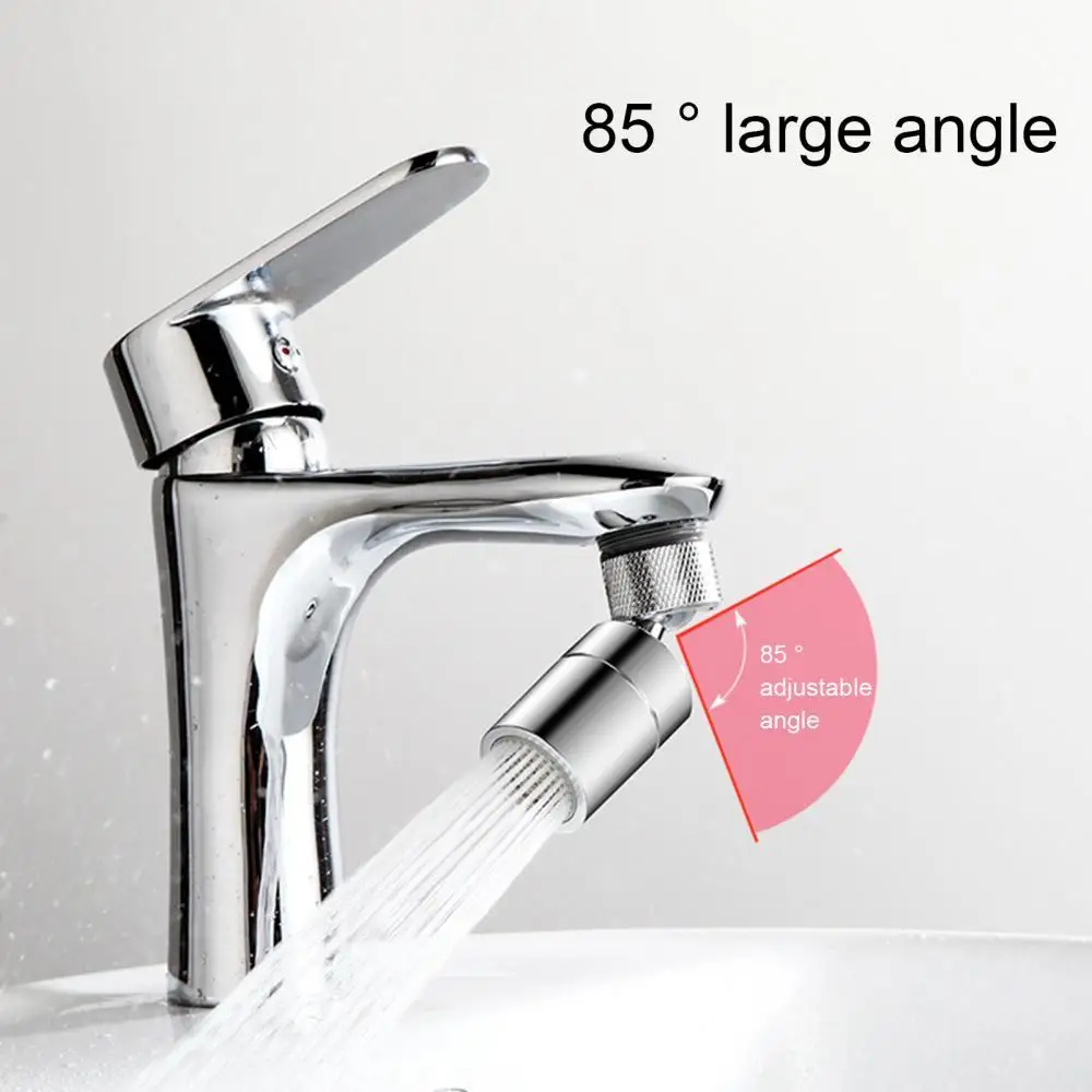 Аэратор для ванной комнаты универсальный серебристый фильтр воды с защитой от