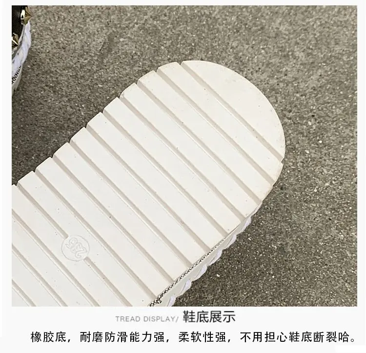 

Women's Shoe Board Shoes Low Top Shoes Flat New Fashion Large Rivet Decorative Women's Shoes Outdoor Casual Shoes Comfortable