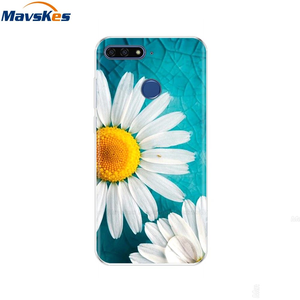 13 Чехол для huawei Honor 7C, чехол на huawei Honor7C, 5,7 дюймов, мягкий силиконовый чехол для телефона huawei Honor 7C, Aum-L41, чехлы из ТПУ - Цвет: 13
