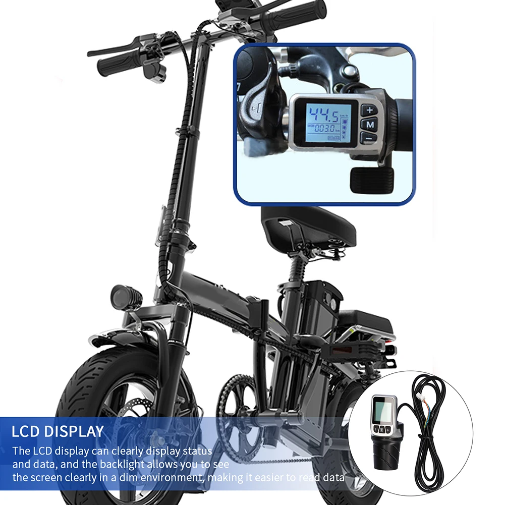 

36V/48V 350W Ebike Brushless Controller Display Electric Bicycle Display Led Bike Display for Ebike Conversion Kit Accessories