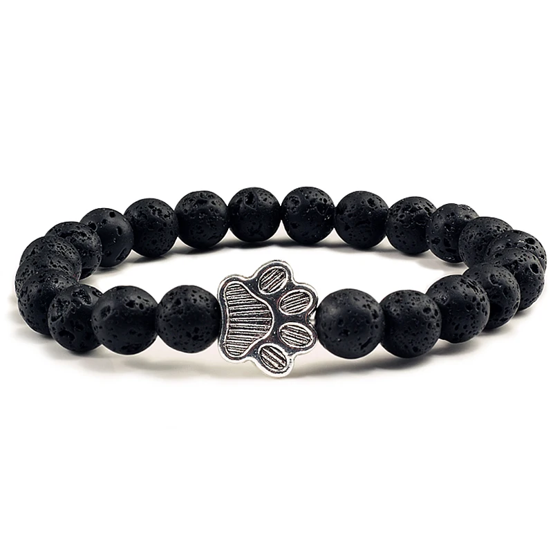 Браслет с бусинами из натурального камня 8 мм|Плетеные браслеты| |