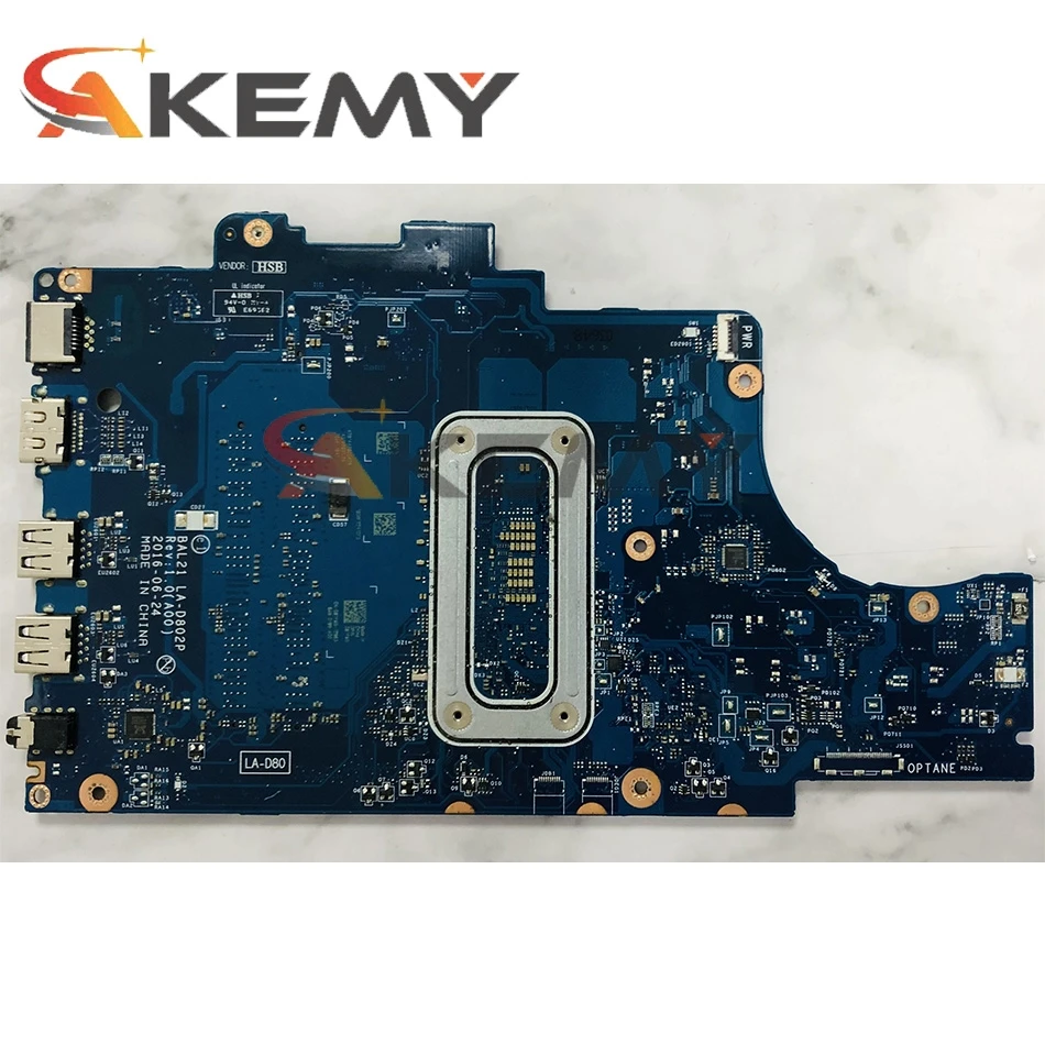 Для DELL Inspiron 5567 5767 Core Pentium 4415U Материнская плата ноутбука CN-0KY6H5 0KY6H5 BAL21 LA-D802P