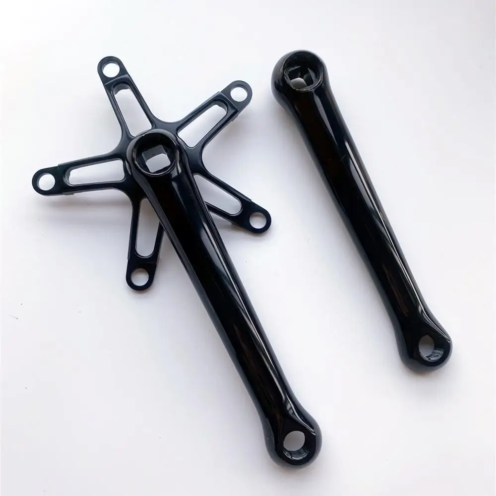 Superlight crankset 360g черный или блестящий серебристый для дорожного велосипеда