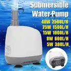 Погружной водяной насос 220 В, бесшумная помпа для фонтана с фильтрованной водой 58152540 Вт, для пруда, аквариума