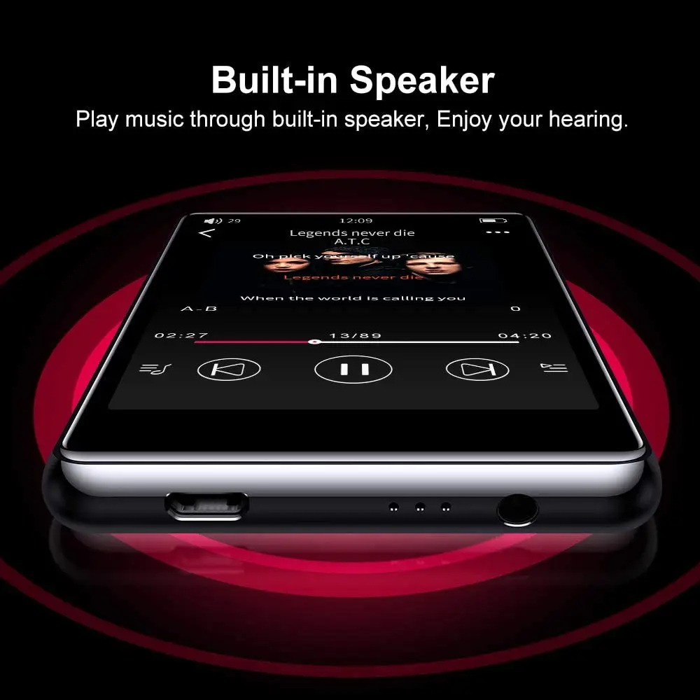 Mp3-плеер IQQ с поддержкой Bluetooth 5 0 и сенсорным экраном 8 Гб | Электроника