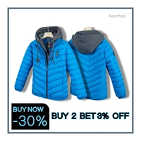 autumn winter detachable cap warm fashion children outerwear kids boys cotton coats jacket for age 8 16 years old 52283