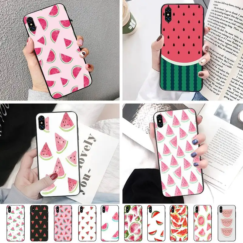 Милый чехол для телефона с рисунком арбуза IphoneX XS 11 11Pro 5 5s SE 6 6s Plus 7 8