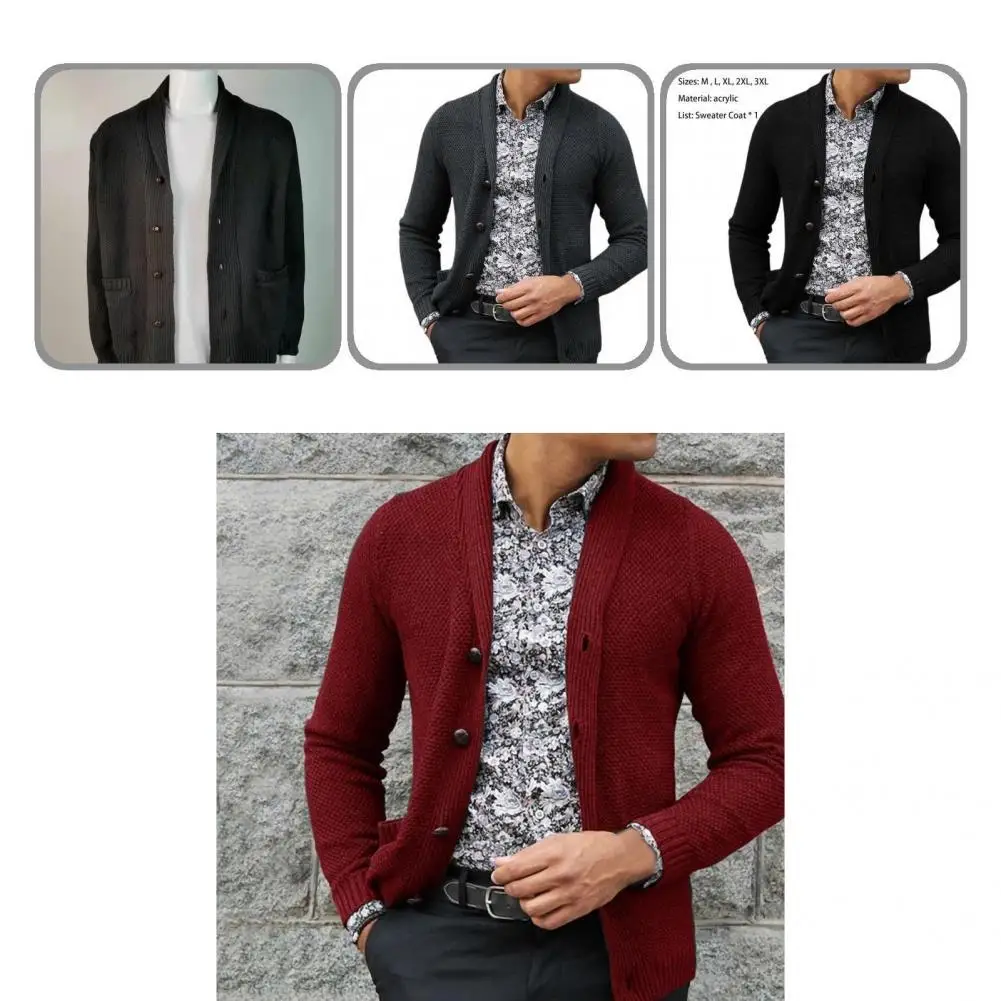

Streetwear Temperament Knitted Buttons Cardigan Sweater Autumn Winter Coat All Match for Party