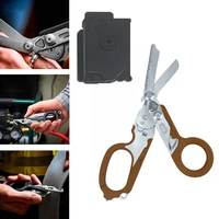 multifunction raptor 6 in1 raptor emergency response shears with strap holster glass breaker safety hammer with holster