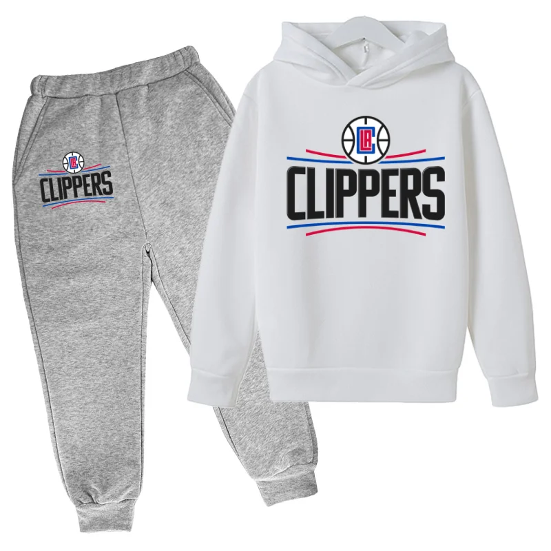 

Boy Clothing Sets Children 3-14 Years Kids Sweater Tracksuits Sport Suits For Girl Top+Pants 2pcs Flannel Keep Warm Basketball