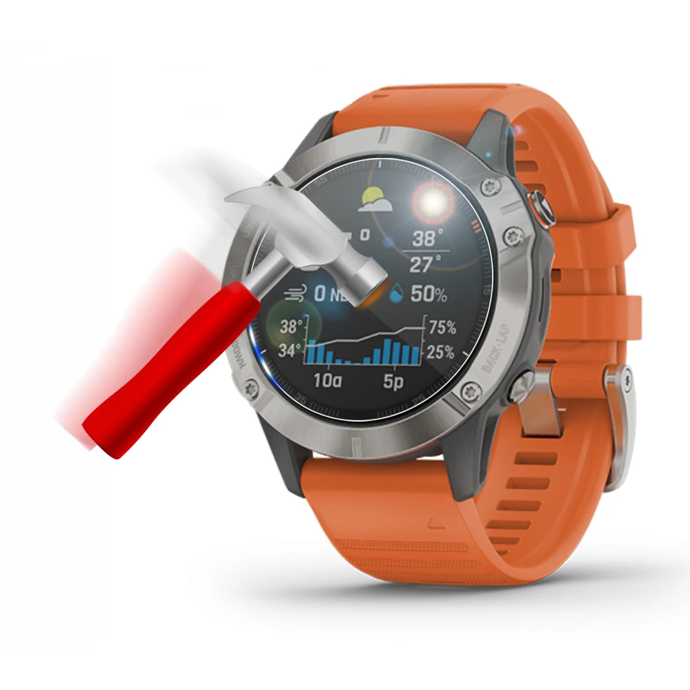 Гидрогелевая защитная пленка 2 шт. для Garmin Fenix 6 6S 6X Pro Sapphire Противоударная