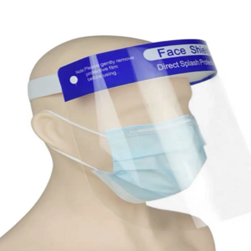 Прозрачная защитная маска для лица противотуманная аэрозольная Экологичная