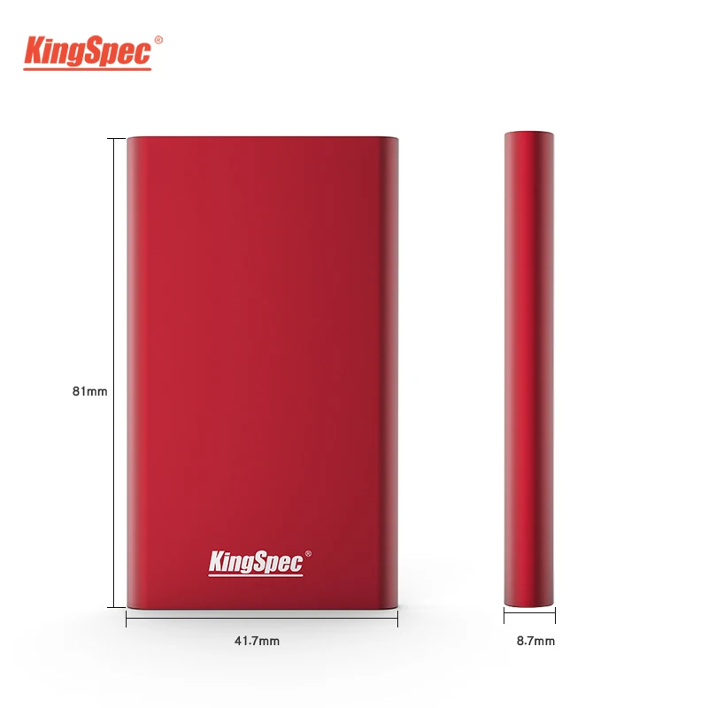 Ssd накопитель Kingspec 128 ГБ 256 512 1 ТБ Тип C внешний Портативный станция для жесткого