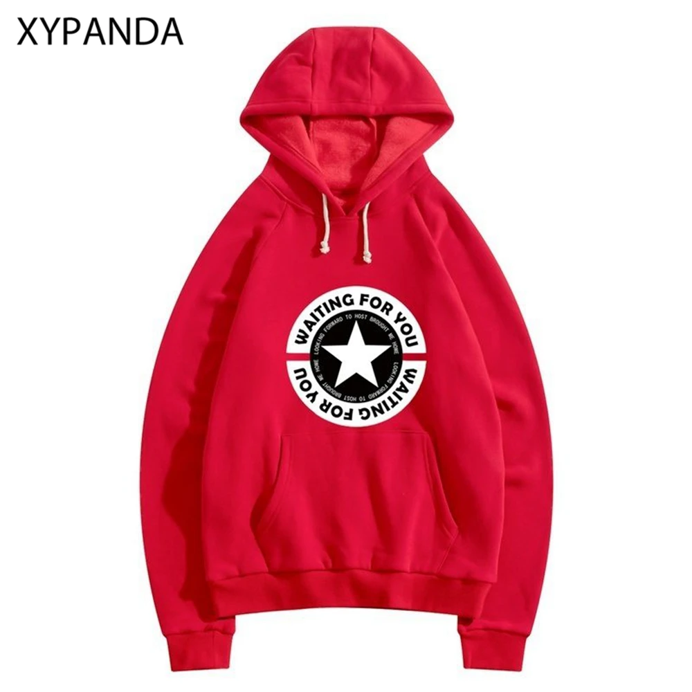 Мужская толстовка с капюшоном XYPANDA Pentagon Converse простая 2019|Мужские толстовки и