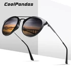 Солнцезащитные очки в круглой оправе UV400 для мужчин и женщин, Классические поляризационные, в винтажном стиле, для вождения, лето 2022