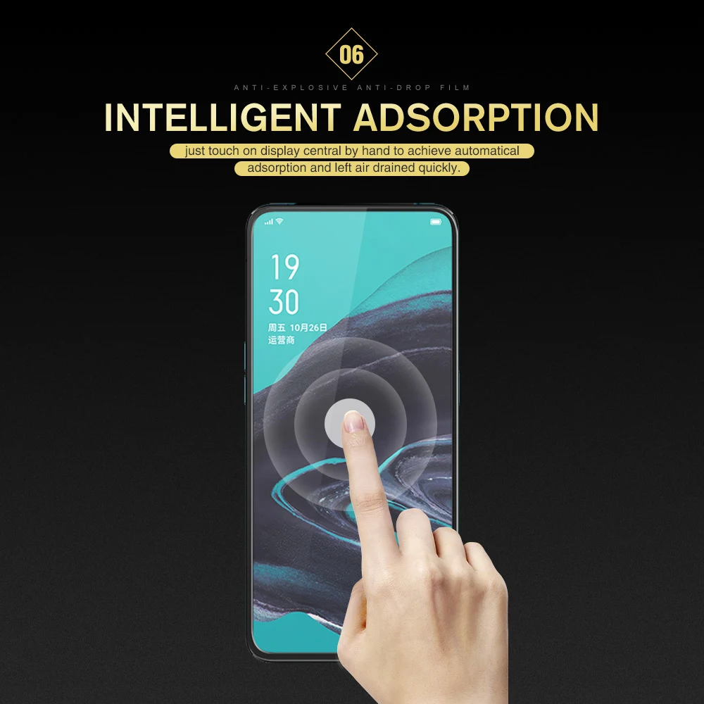 

Uppbo 3D Protective Glass For OPPO Reno 2 Tempered Glass On The For OPPO Realme 3 5 A11 A5 A9 2020 Screen Protector Full Glass