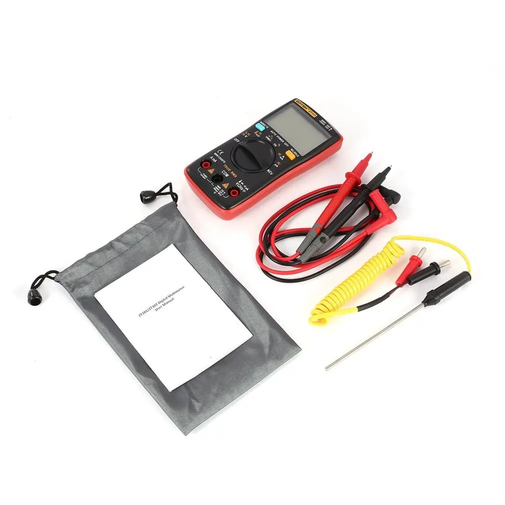 

Цифровой мультиметр ZOTEK ZT102 Mini, 9999 отсчетов, диапазон напряжения переменного/постоянного тока с измерением температуры и бесконтактного нап...