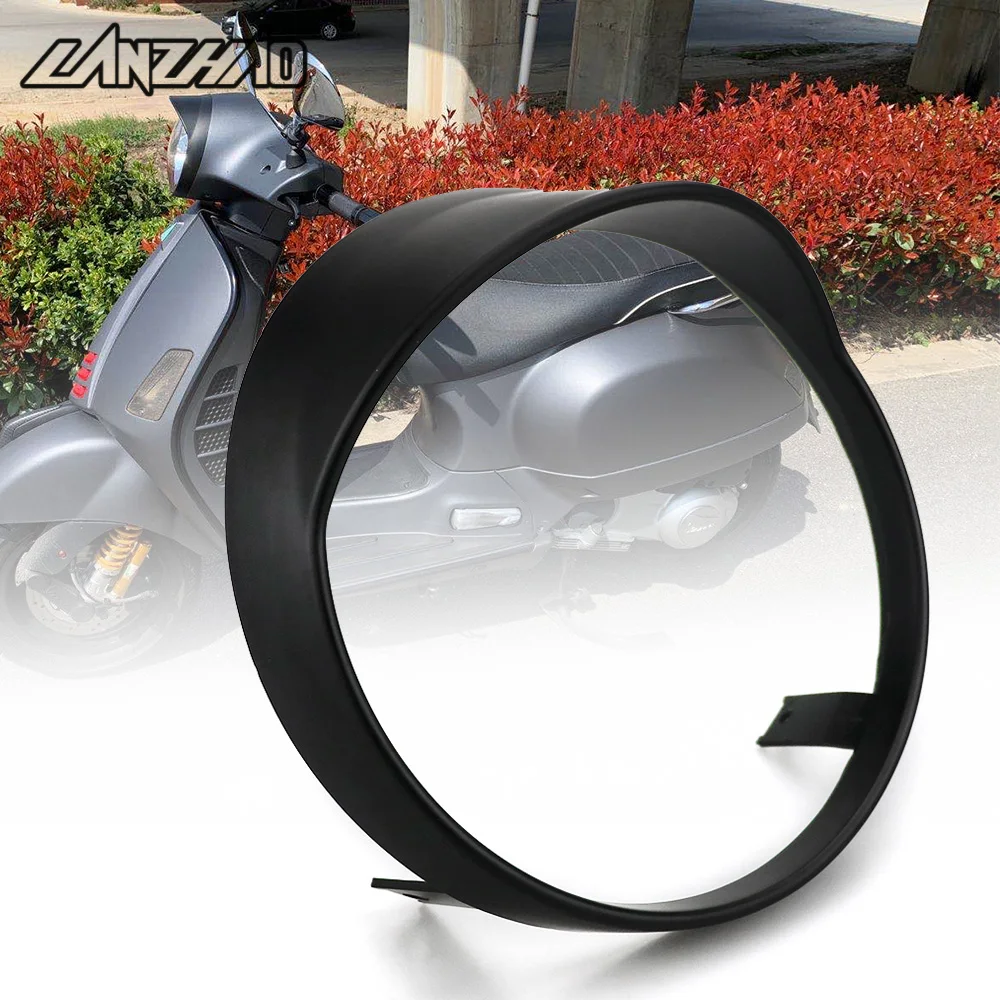 Крышка для фар мотоцикла ABS с закругленными краями черный Vespa GTS 250 300 2018 2019