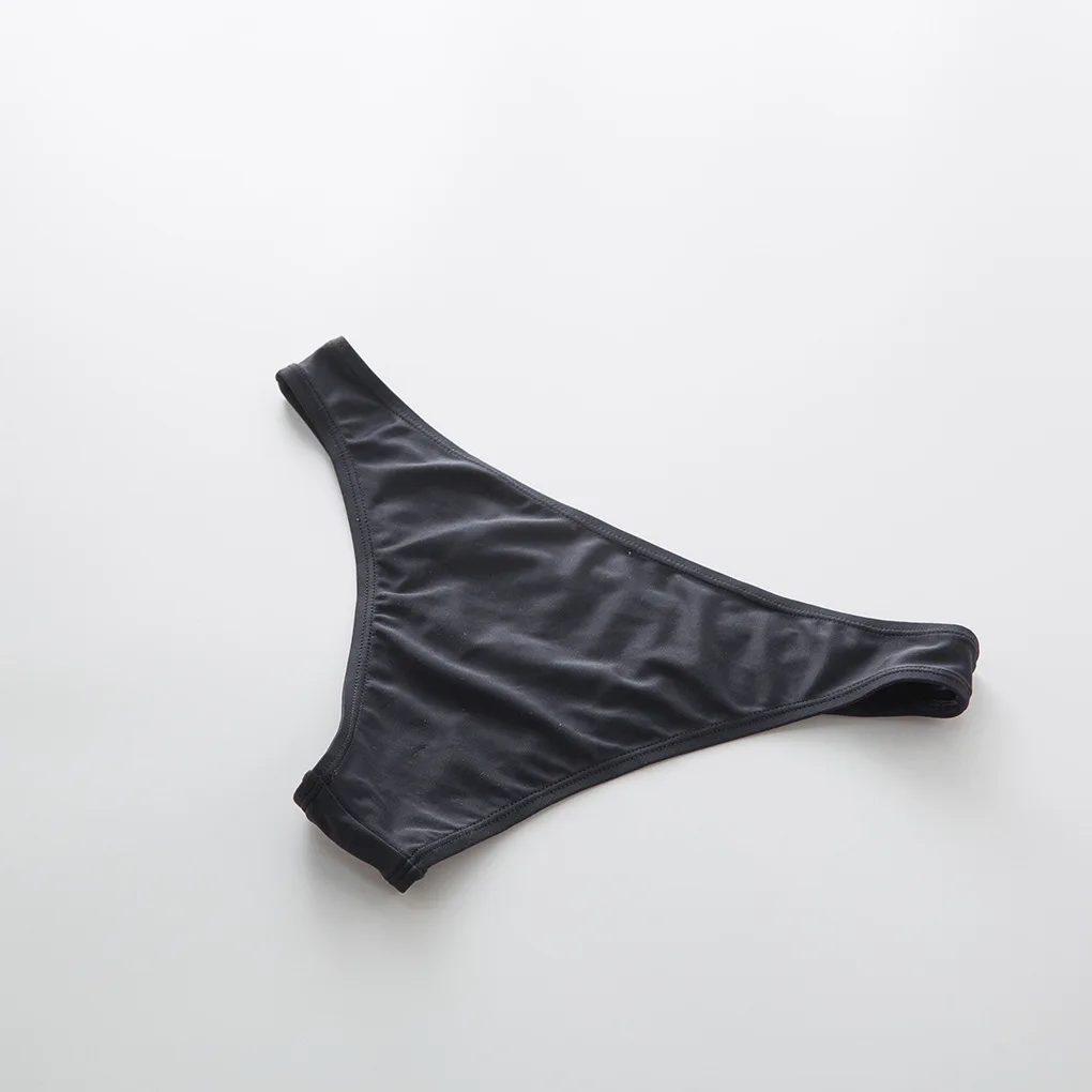 

Bikini 2021 new European and American cake sexy black solid color ins fission swimsuit and women's swimsuit