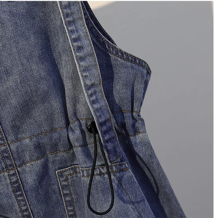 

2021 New Spring Plus Size Denim Two-piece Womens Summer Long 2 Piece Women Korean Loose Top + Denim Leisure Outfit Female