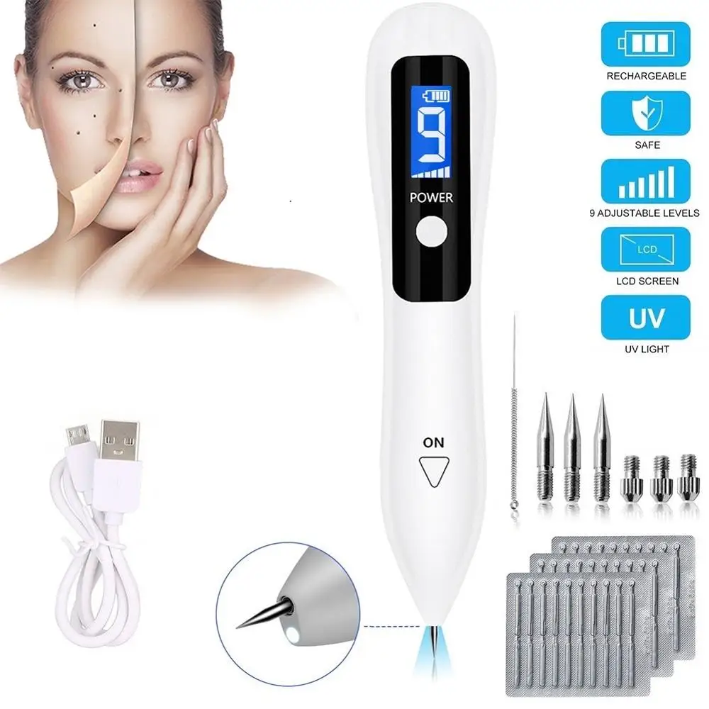 MAUPIN Лазерный прибор для удаления веснушек и родинок, удаление черных родинок на лице, татуировок и пятен, убирающий бородавки и метки.