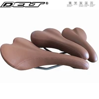 road cycling bike fixed gear mountain mtb bmx bicycle saddle soft cushion brown parts accessories